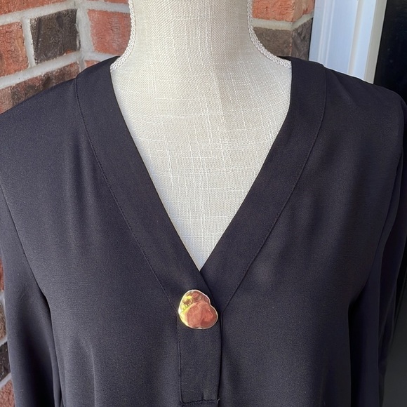 Worthington Black Shift Style Dress - Picture 2 of 9